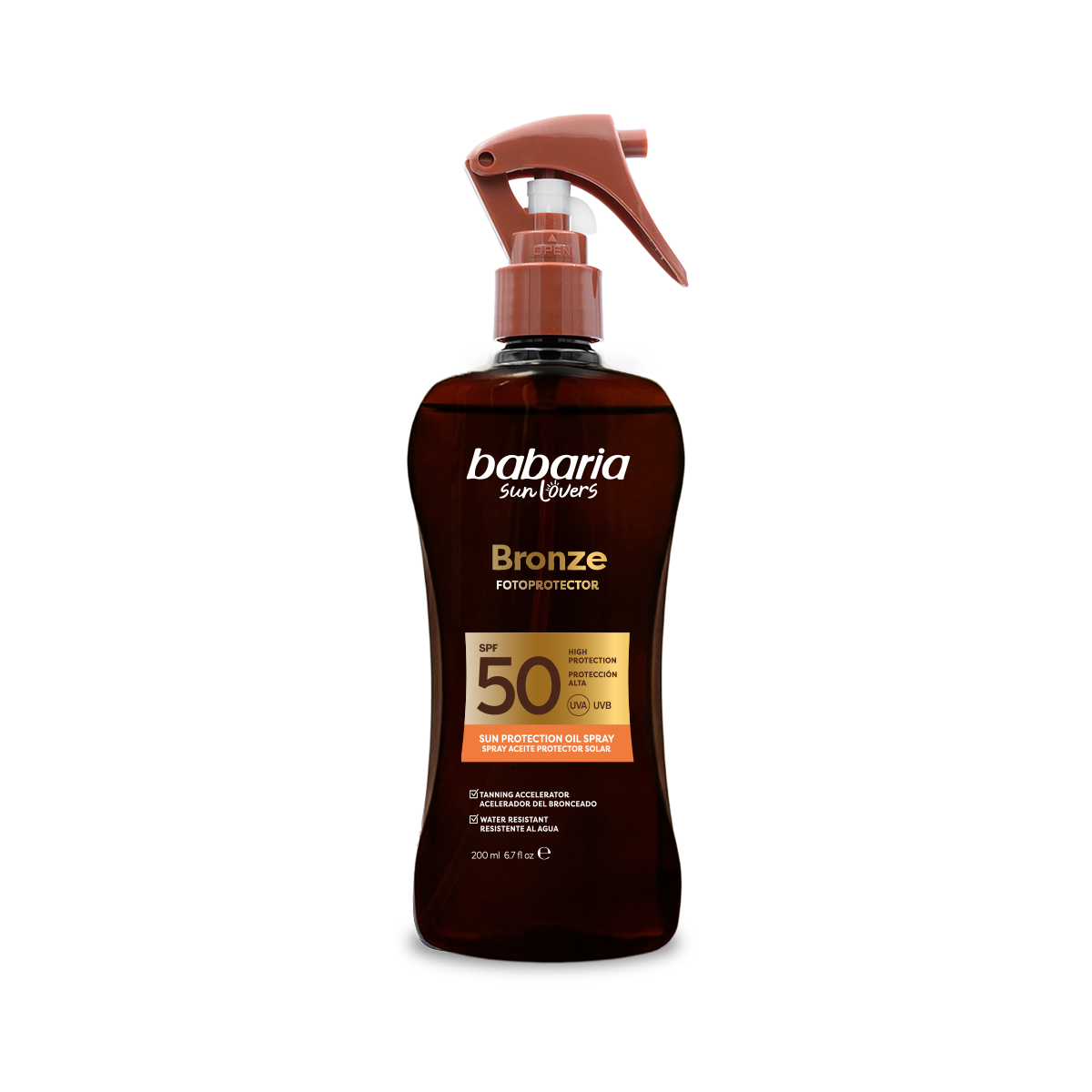 Bronzen sunspray Aloë en Cocos spf50