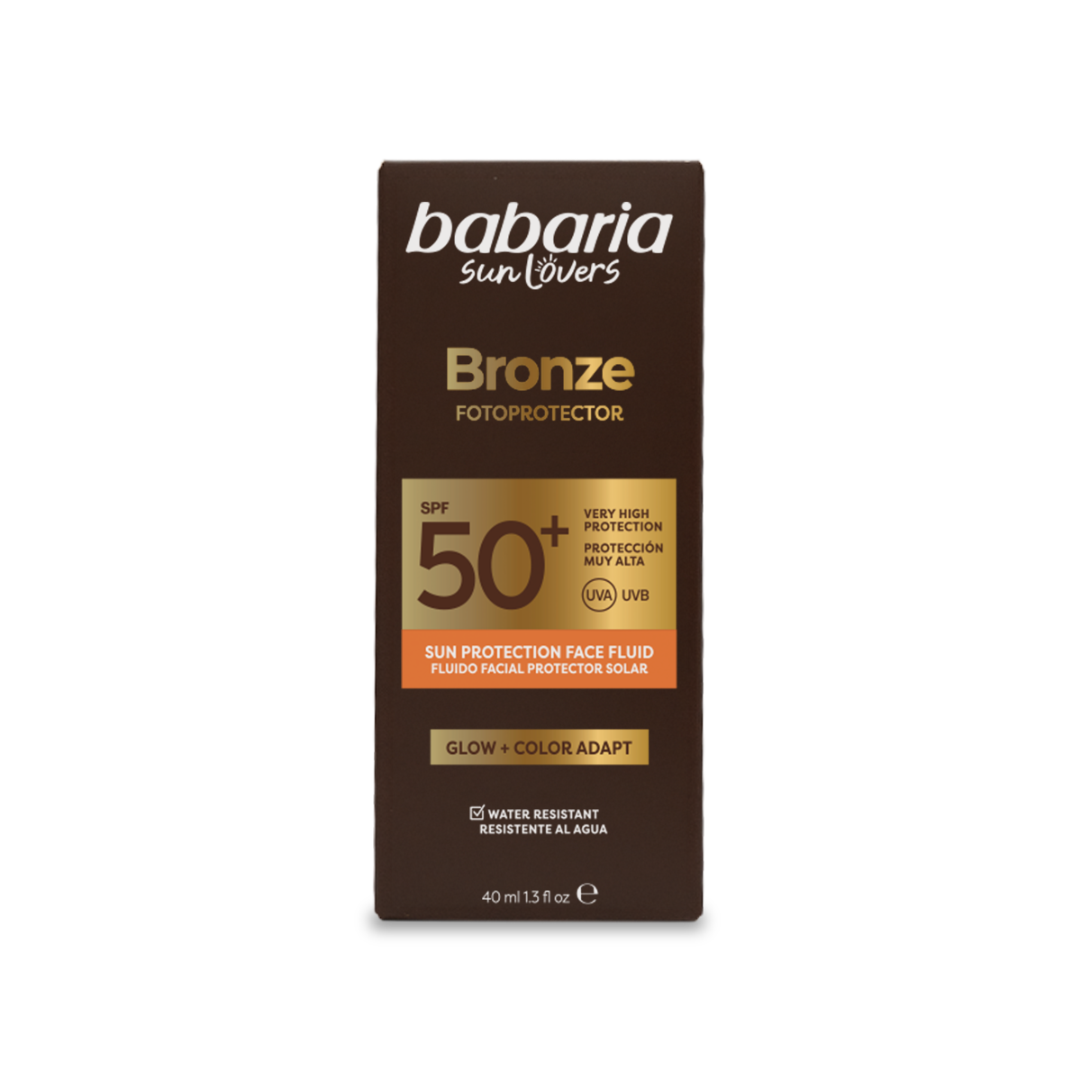 Bronze getinte gezichtcrème met spf50+ - Afbeelding 2